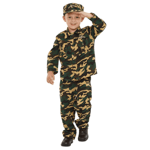 Army Dress Up Costume - Kids