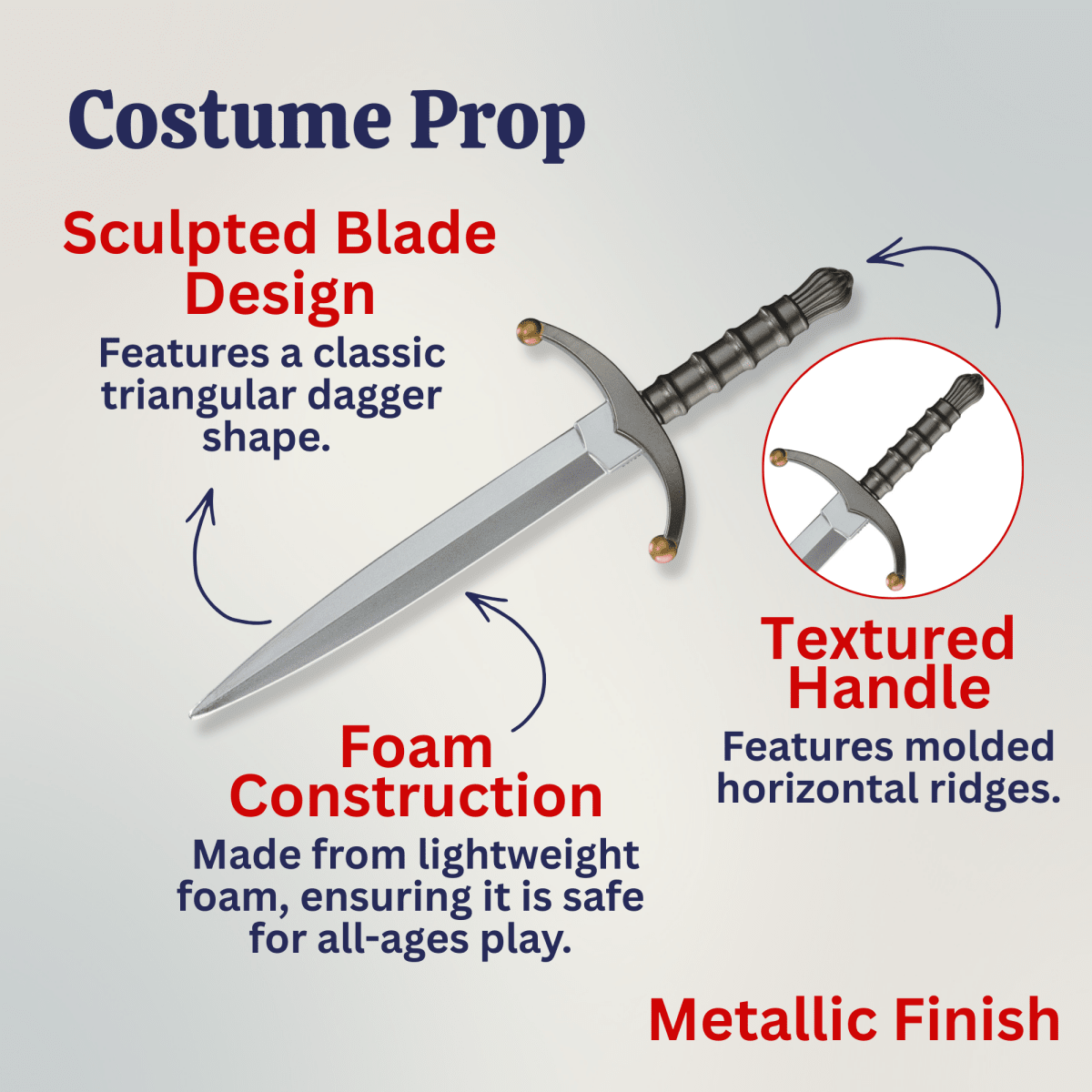 Battle Dagger (Foam) - 2 Pack