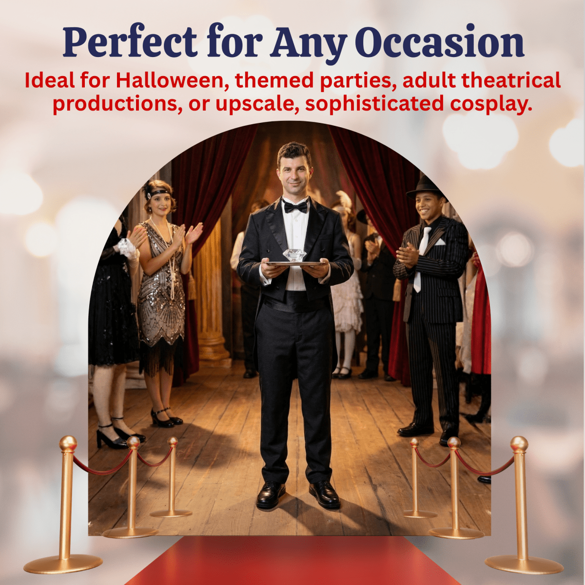 Black Tuxedo Costume - Adults