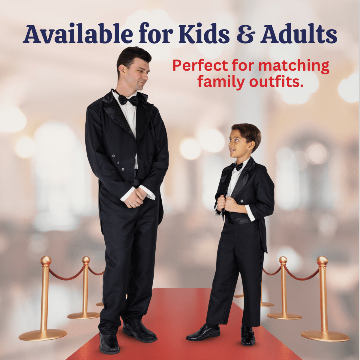 Black Tuxedo Costume - Adults