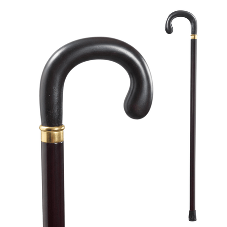 Black Wooden Cane - Kids 32''