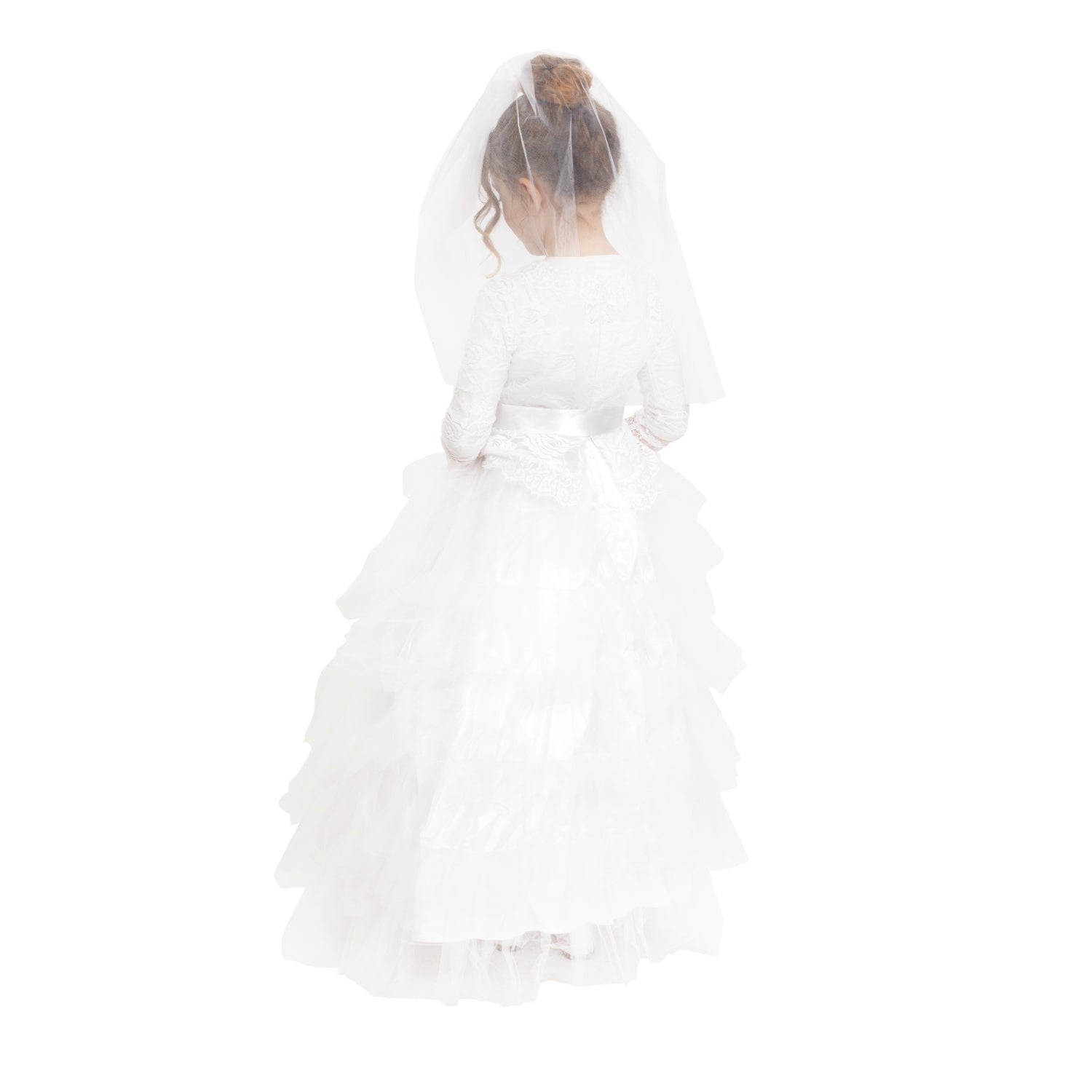 Bridal Wedding kids dress popular with veil