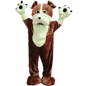 Bulldog Mascot Costume - Adults