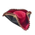 Burgundy Pirate Hat - Adults