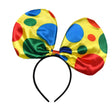 Clown Polka Dot Bow Headband