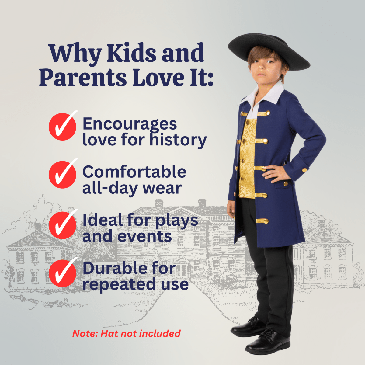 Colonial Costume - Kids