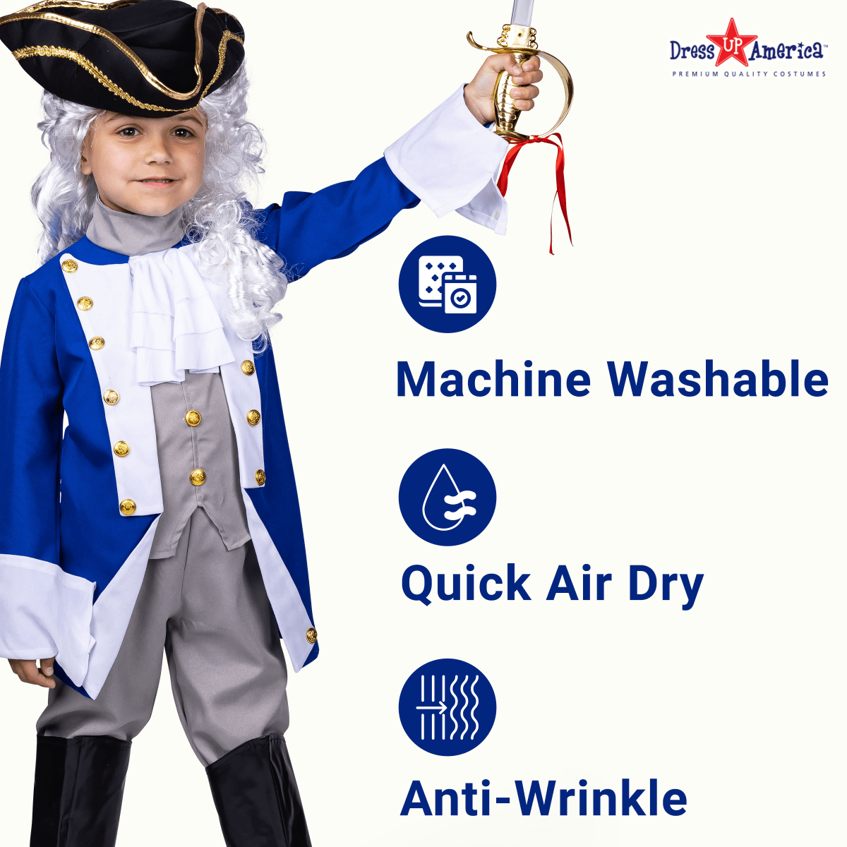 Colonial Patriot Costume - Kids