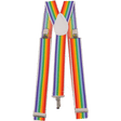 Colorful Striped Suspenders