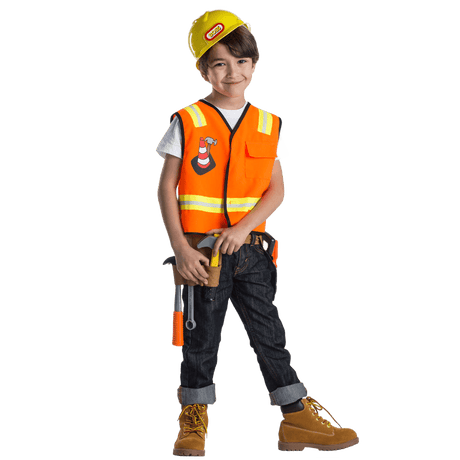 Construction Worker Role-Play Sets - Kids