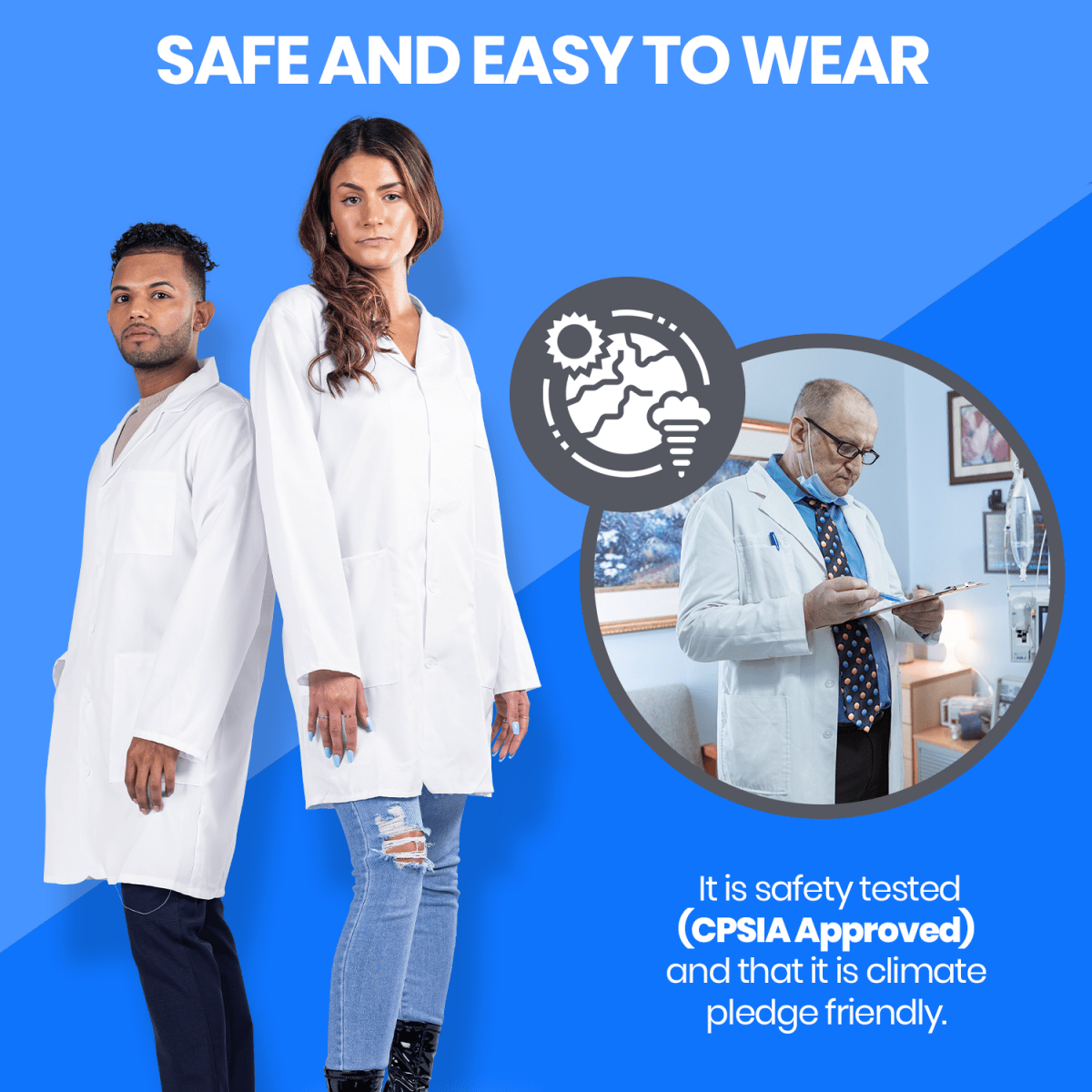 Costume Lab Coat - Adults