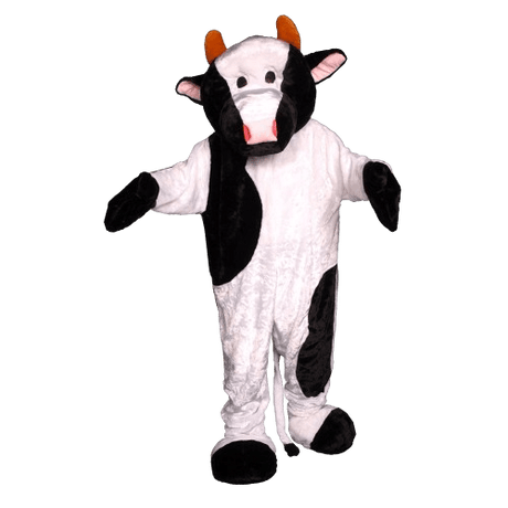 Cow Mascot Costume - Adults