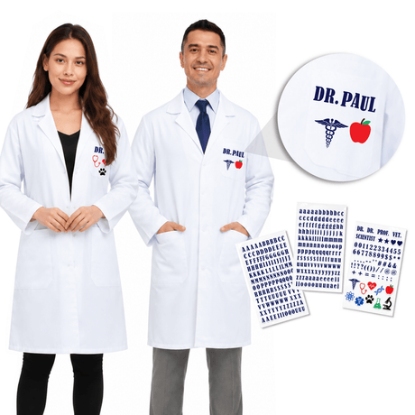 Dress Up America Adults Unisex Doctor Lab Coat, White, Customizable Lightweight, Machine-Washable, Costume, 3 Pockets