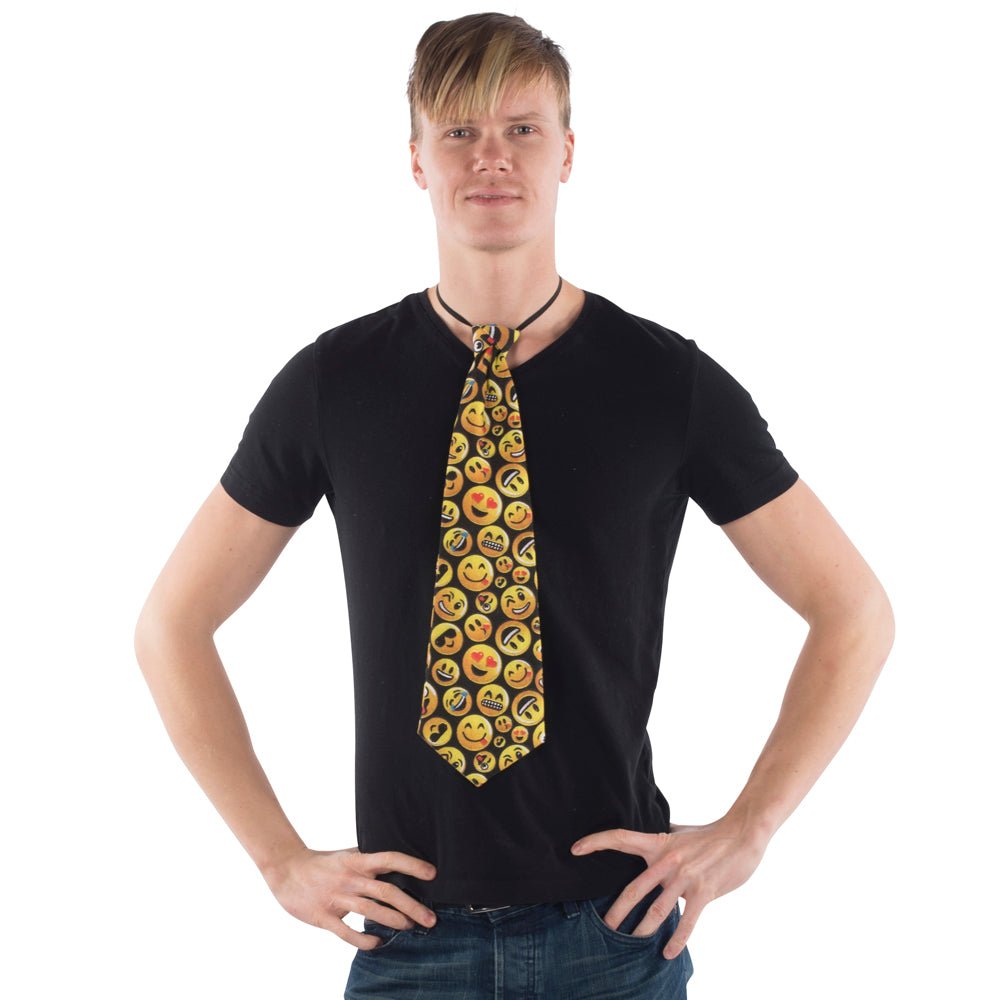Emoji Necktie - Adults - Dress Up America