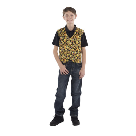 Emoji Printed Vest - Kids