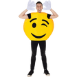 Emoji Wink Smiley Costume - Adults
