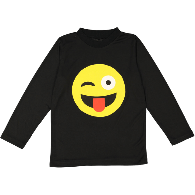 Face with Tongue Emoji T-Shirt - Adults