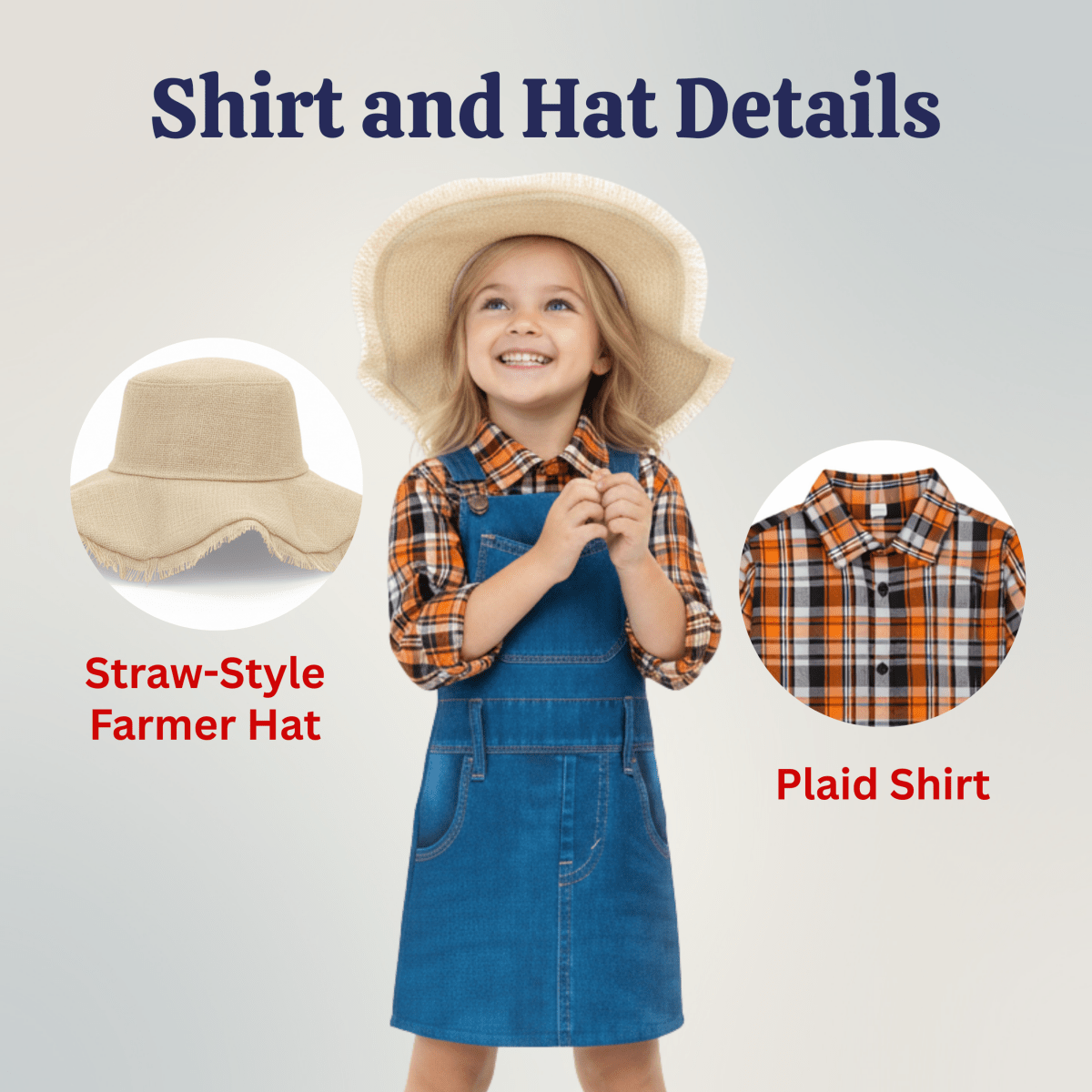 Farmer Costume Girls