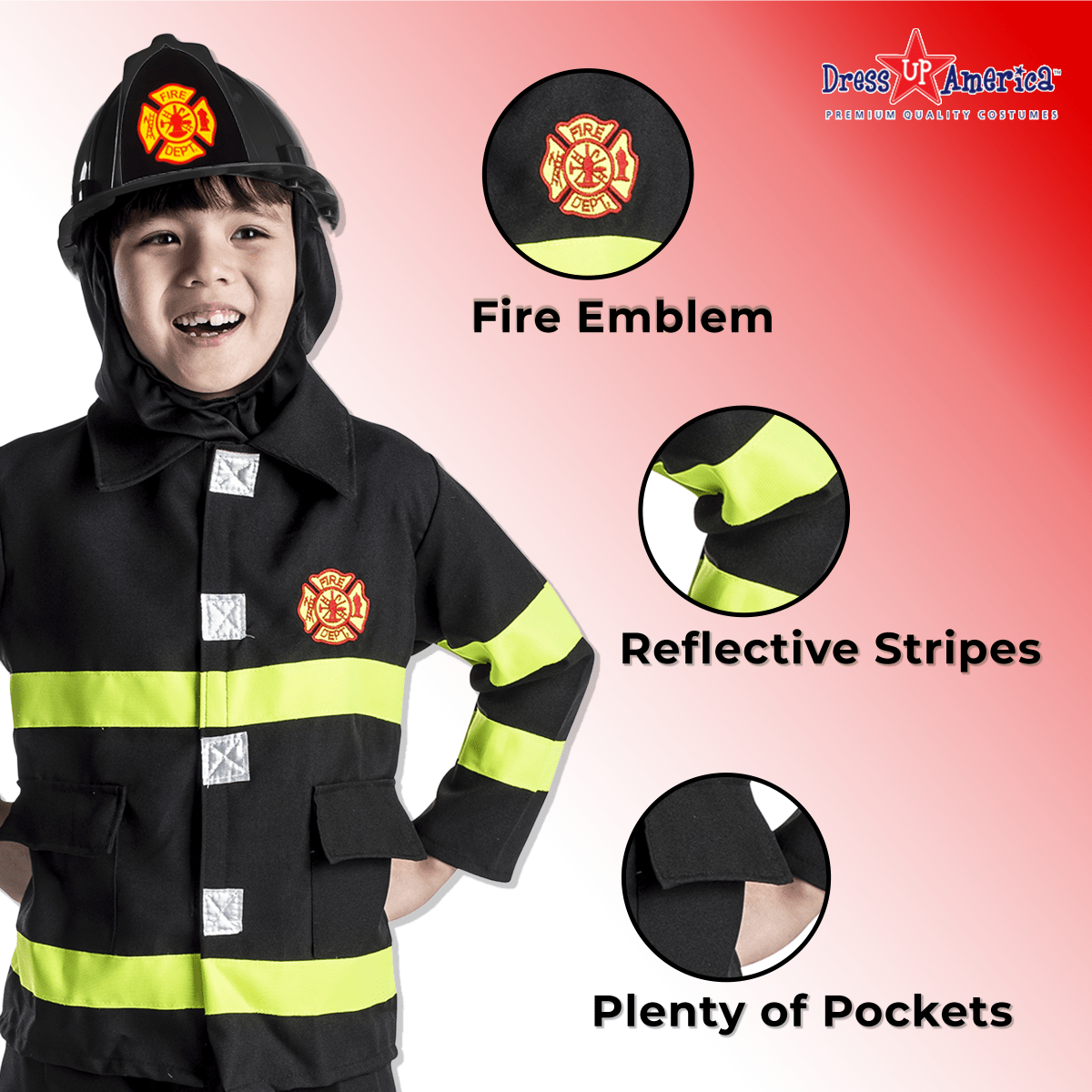 Fire Fighter Costume - Kids