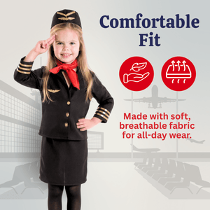 Flight Attendant Costume - Kids