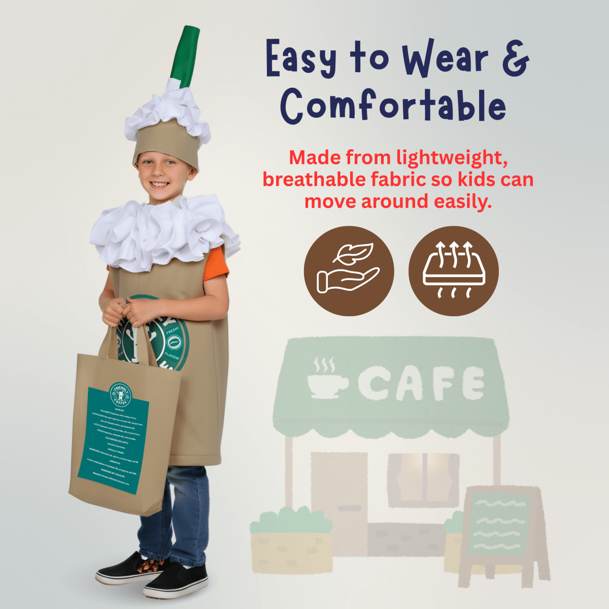Frappuccino Coffee Costume - Kids