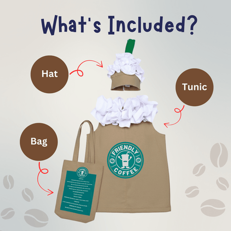 Frappuccino Coffee Costume - Kids