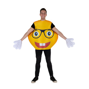 Glasses Smiley Costume - Adults