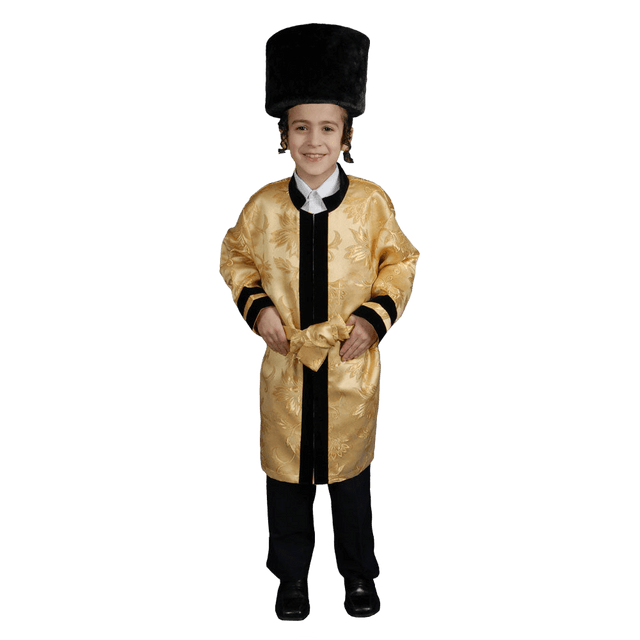 Gold Grand Rabbi Robe - Kids