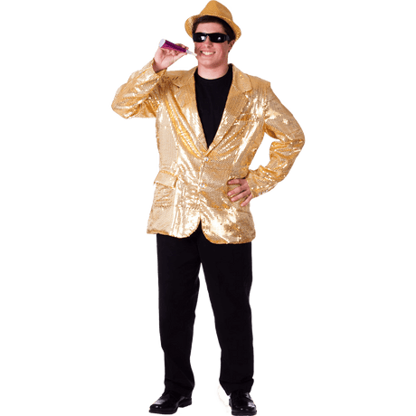 Gold Sequin Jacket - Adults