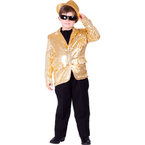 Gold Sequin Jacket - Kids