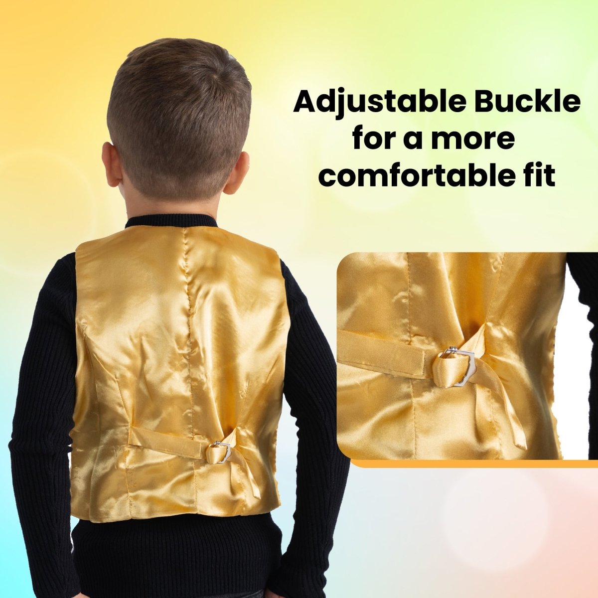 Gold Sequin Vest - Kids