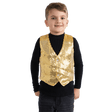 Gold Sequin Vest - Kids