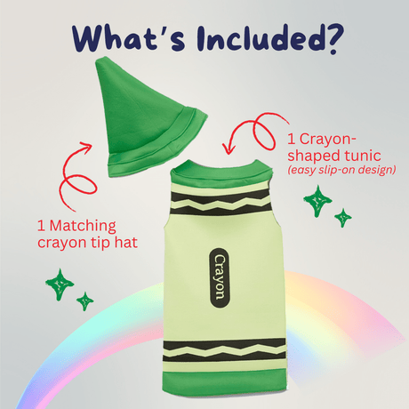 Green Crayon Costume - Kids