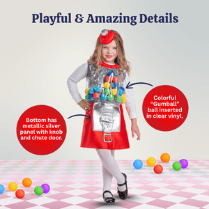 Gumball Machine Costume - Kids