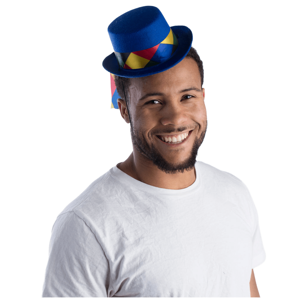 Hat with Colorful Band