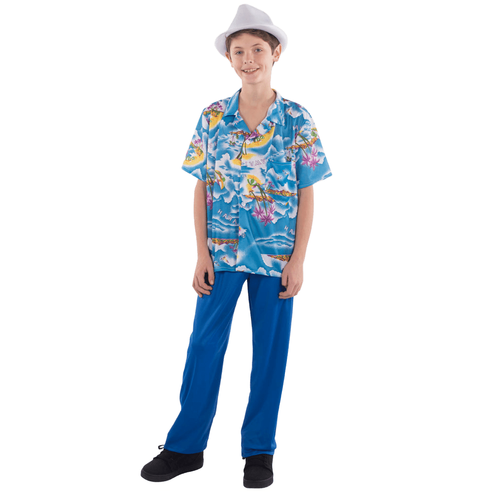 Hawaiian Shirt and Pants Set - Kids