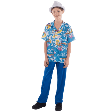 Hawaiian Shirt and Pants Set - Kids