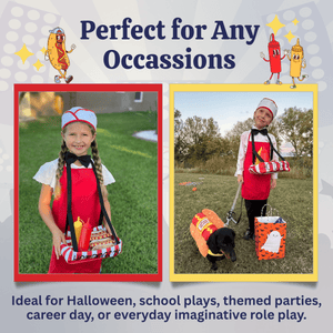 Hot Dog Vendor Costume - Kids