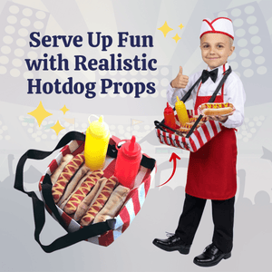 Hot Dog Vendor Costume - Kids
