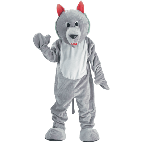 Hungry Wolf Mascot Costume - Adults