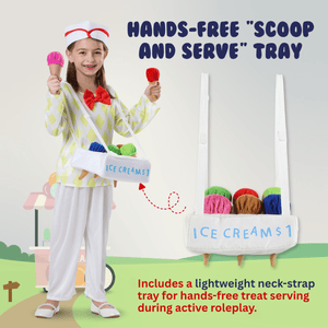 Ice Cream Vendor Costume - Kids