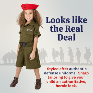 Israeli Soldier Costume for Girls