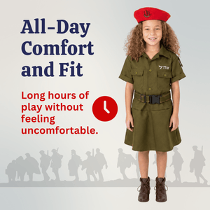 Israeli Soldier Costume for Girls