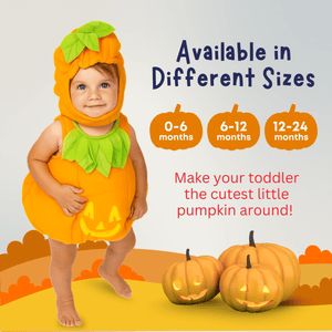 Jack-O'-Lantern Pumpkin Costume - Babies