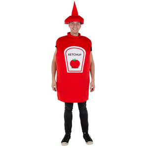 Ketchup Bottle Costume - Adults