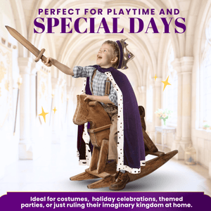 King Crown and Robe Costume - Kids