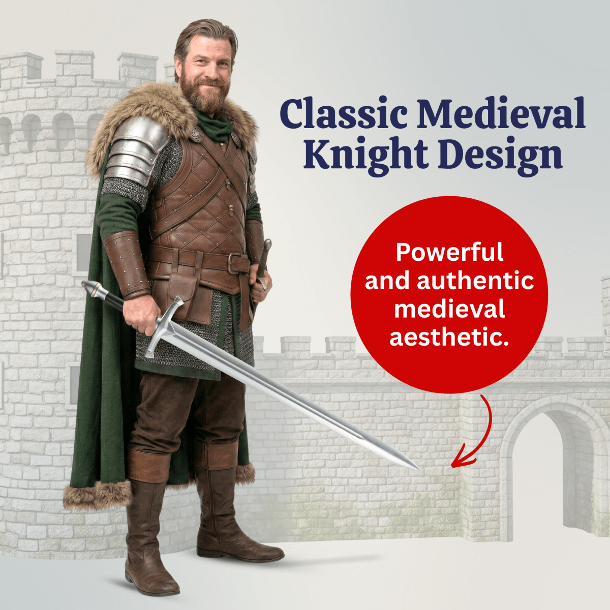 Knight Sword 43.5'' (Foam)