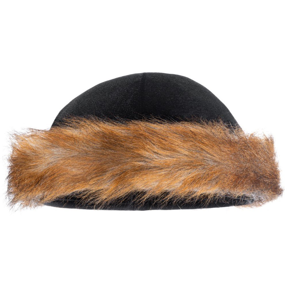 Dress Up America Mini Shtreimel Jewish Fur Hat Multi Color