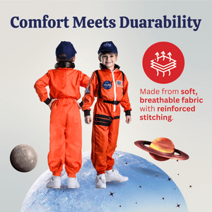 NASA Astronaut Costume Orange - Kids