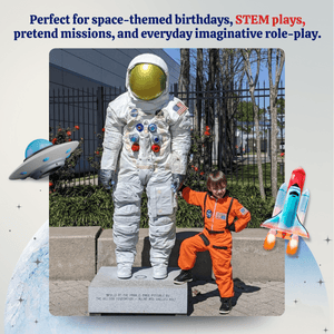 NASA Astronaut Costume Orange - Kids