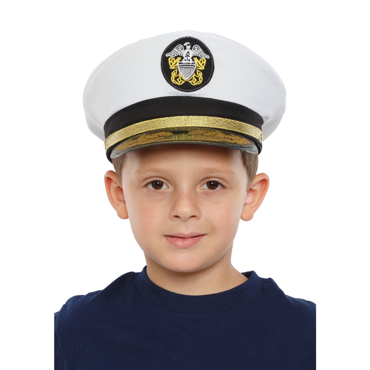 Navy Admiral Hat - Kids - Dress Up America Navy Admiral Hat - Kids - Dress Up America